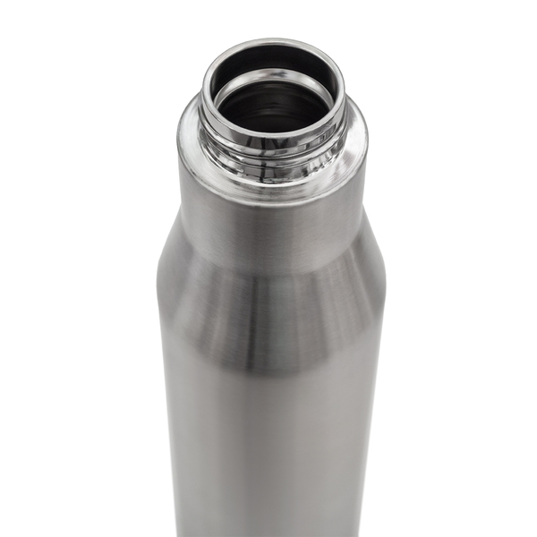 Butelka termiczna Lavotto 500 ml, srebrny z nadrukiem logo b